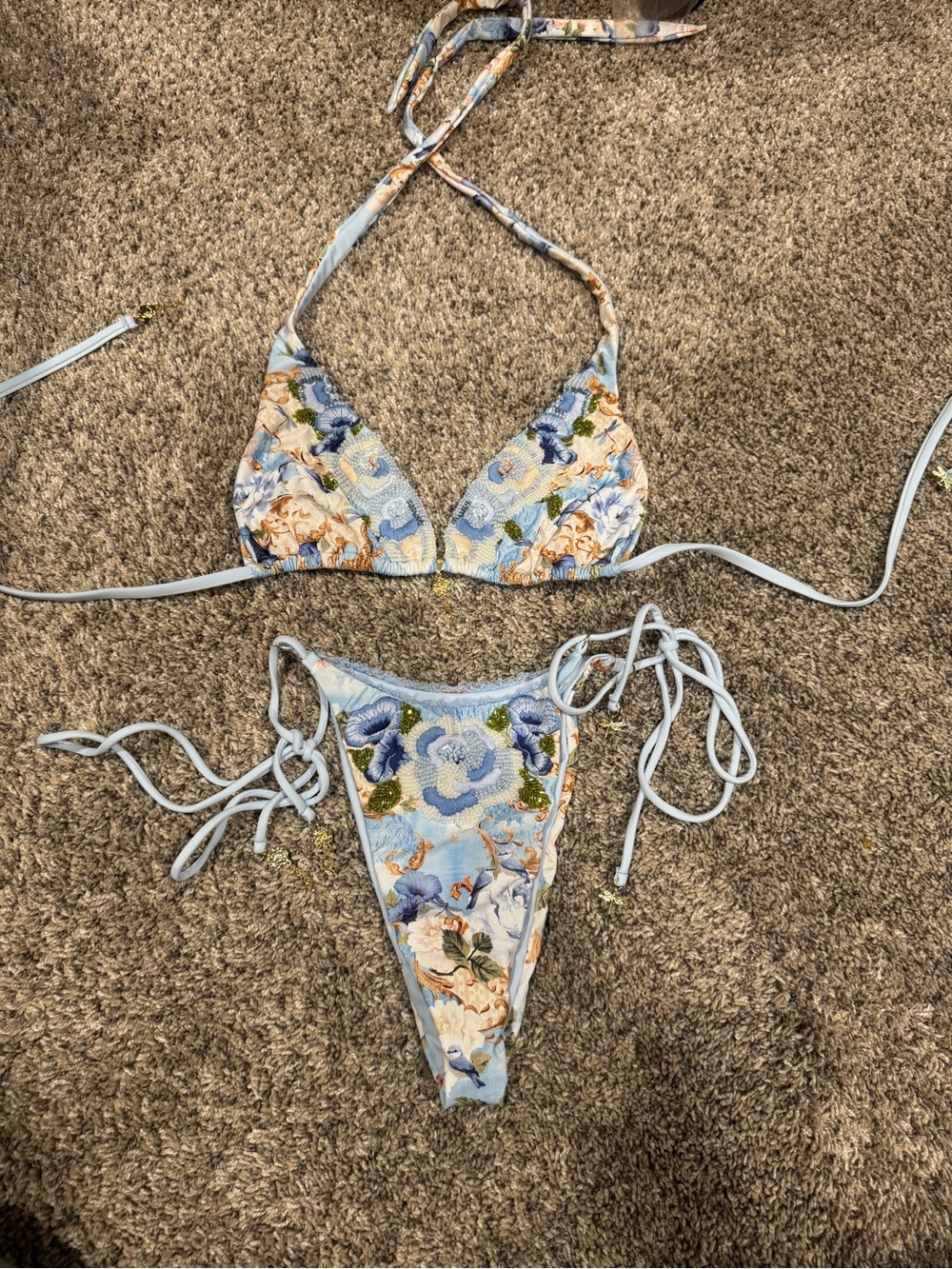 Sorella print bikini set